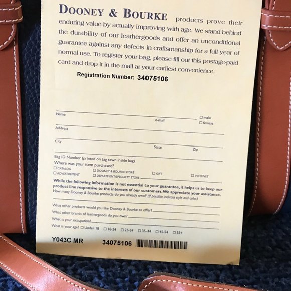 Dooney & Bourke Large Satchel - Picture 9 of 12